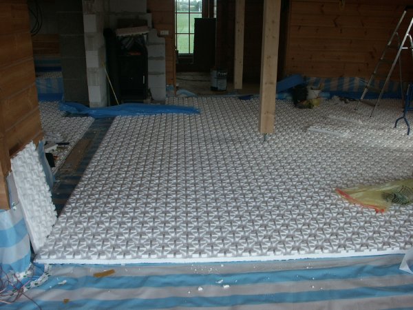 Systemplatten fr die Rohre