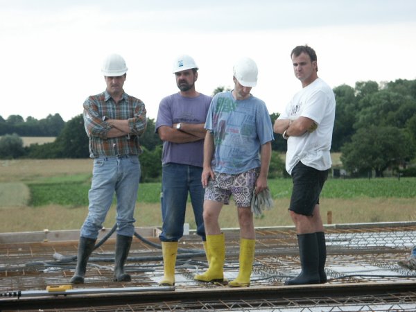 warten auf Beton ...